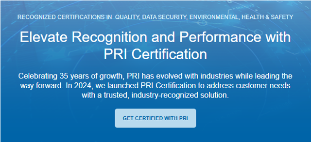 April 2025 Newsletter Main Banner - Get Certified  with PRI