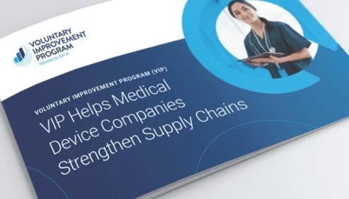 voluntary improvement program brochure closeup