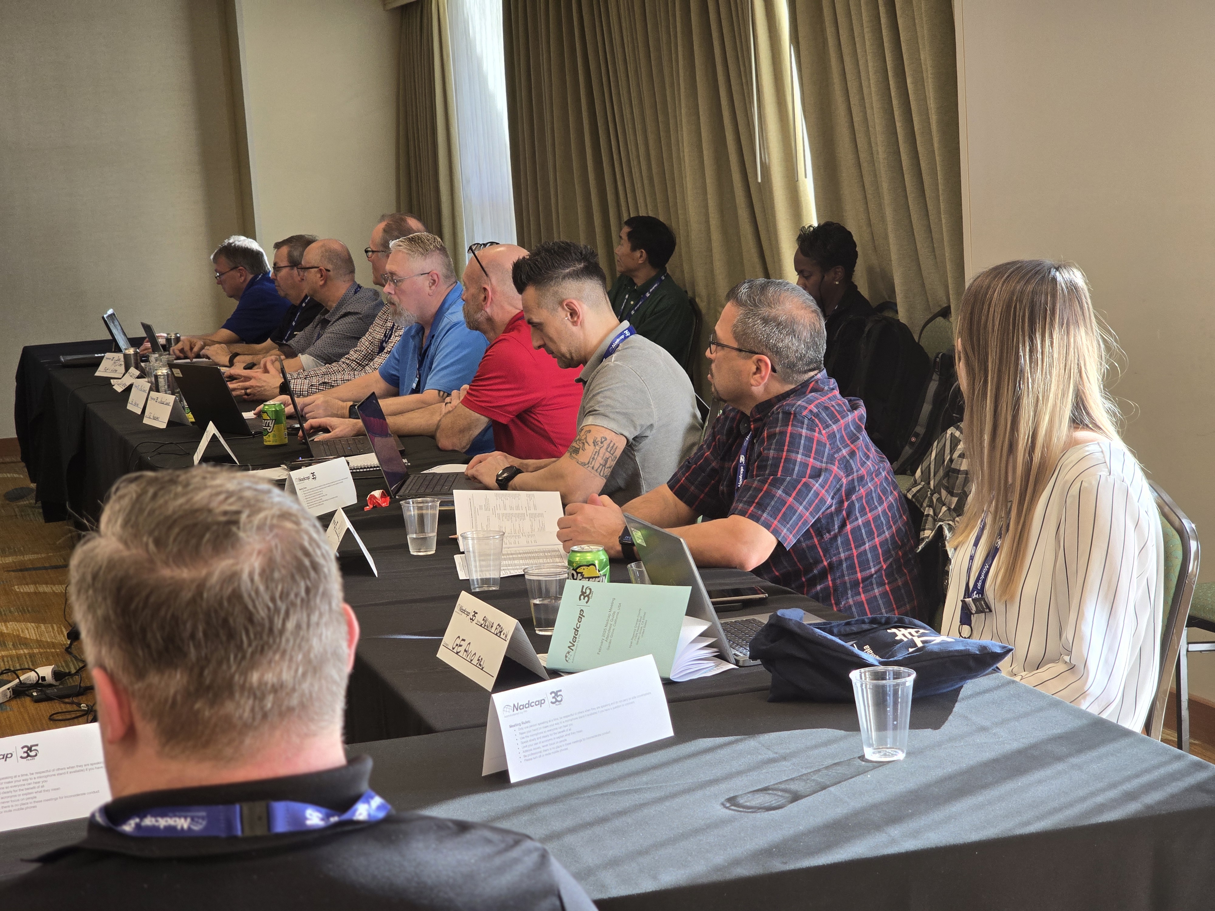 participants sitting in a meeting